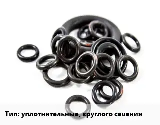 Кольцо РТИ уплотнительные, круглого сечения D=100